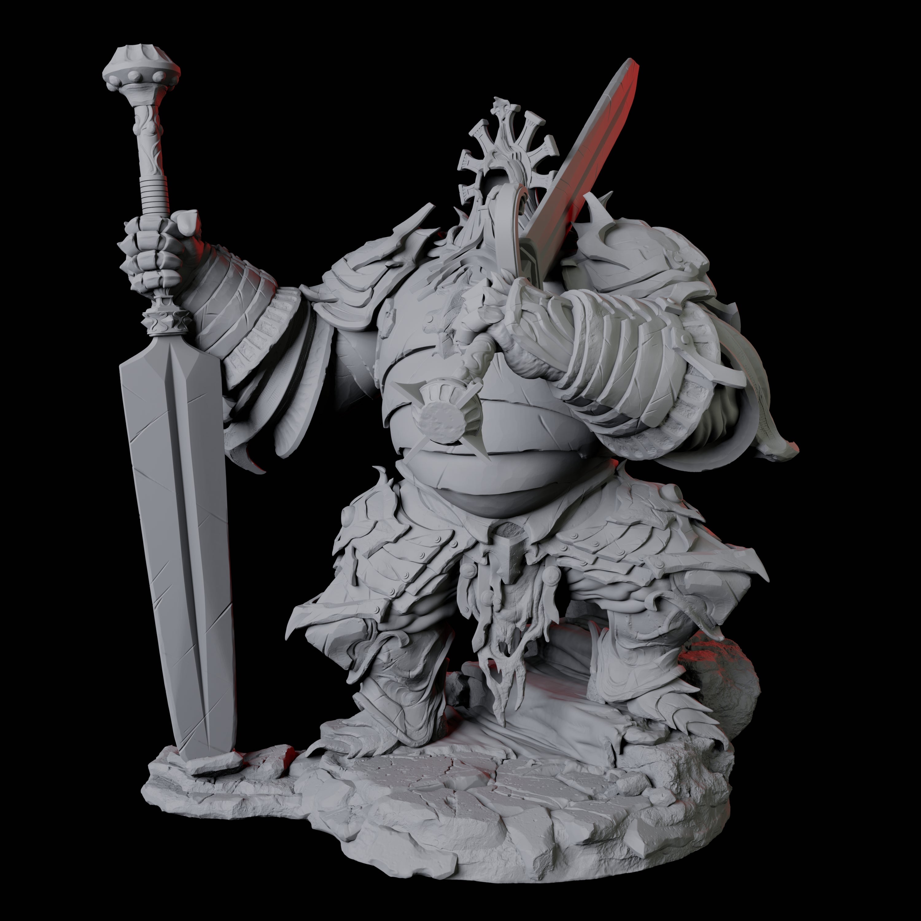 Hulking Animated Armour A Miniature for Dungeons and Dragons, Pathfinder or other TTRPGs