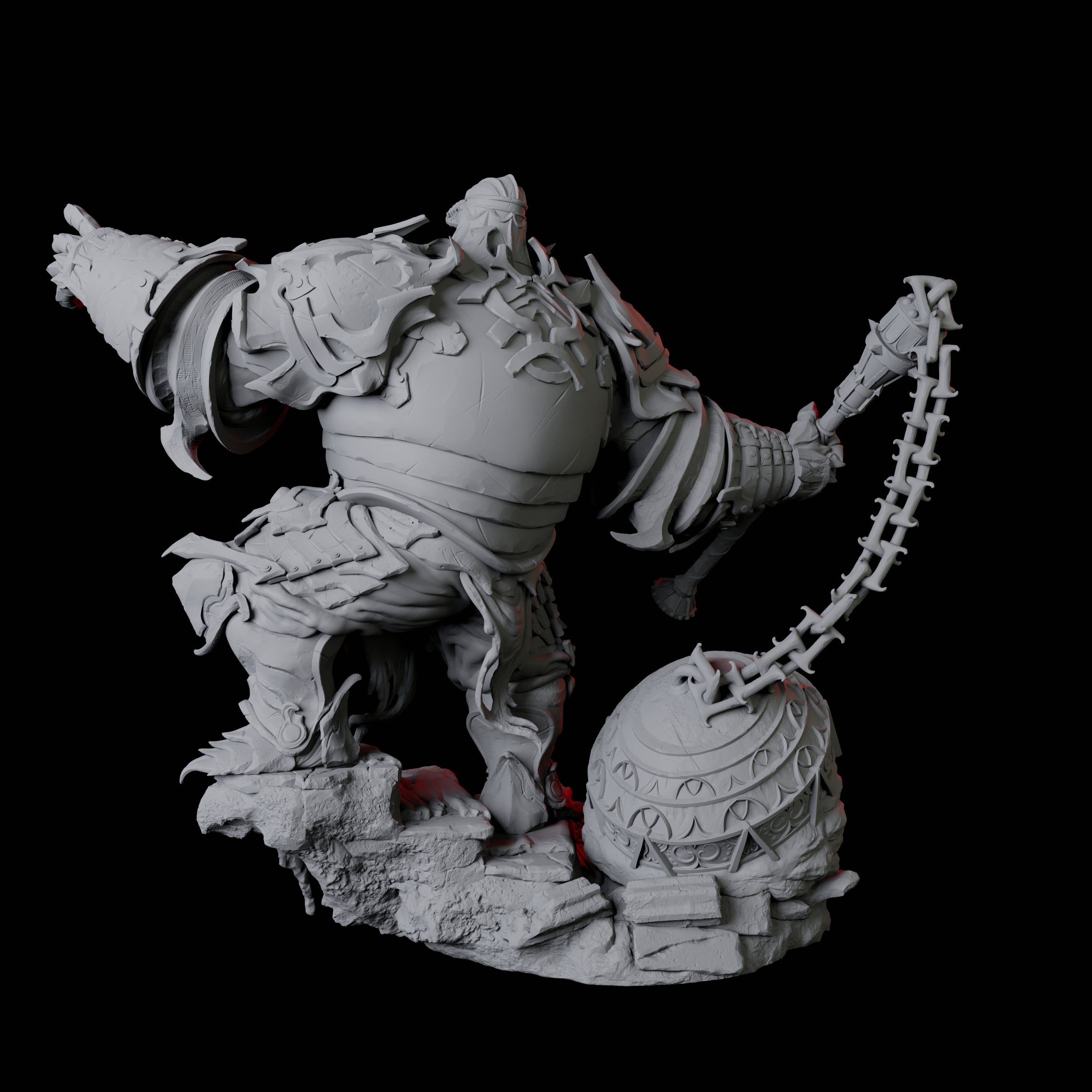 Hulking Animated Armour B Miniature for Dungeons and Dragons, Pathfinder or other TTRPGs