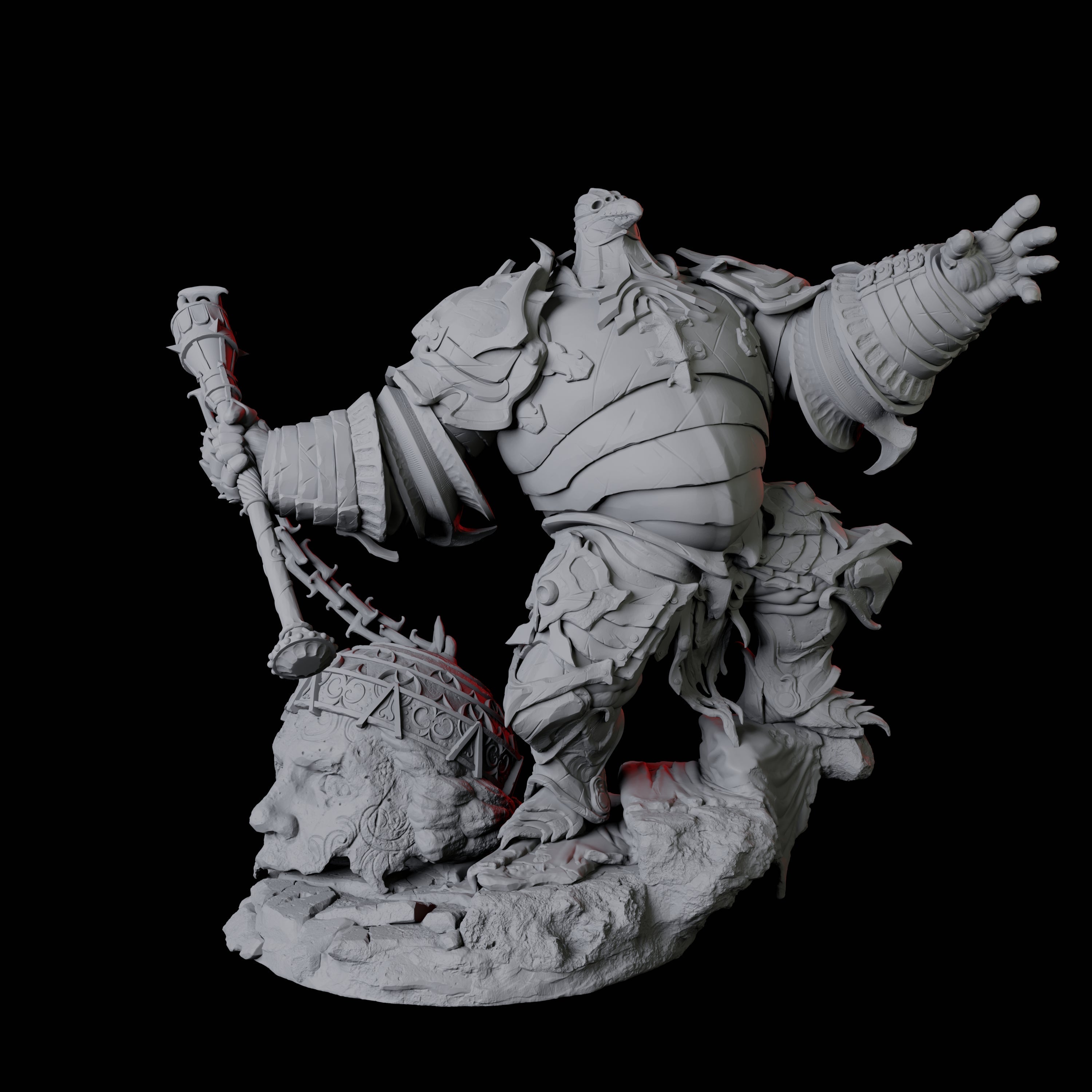 Hulking Animated Armour B Miniature for Dungeons and Dragons, Pathfinder or other TTRPGs