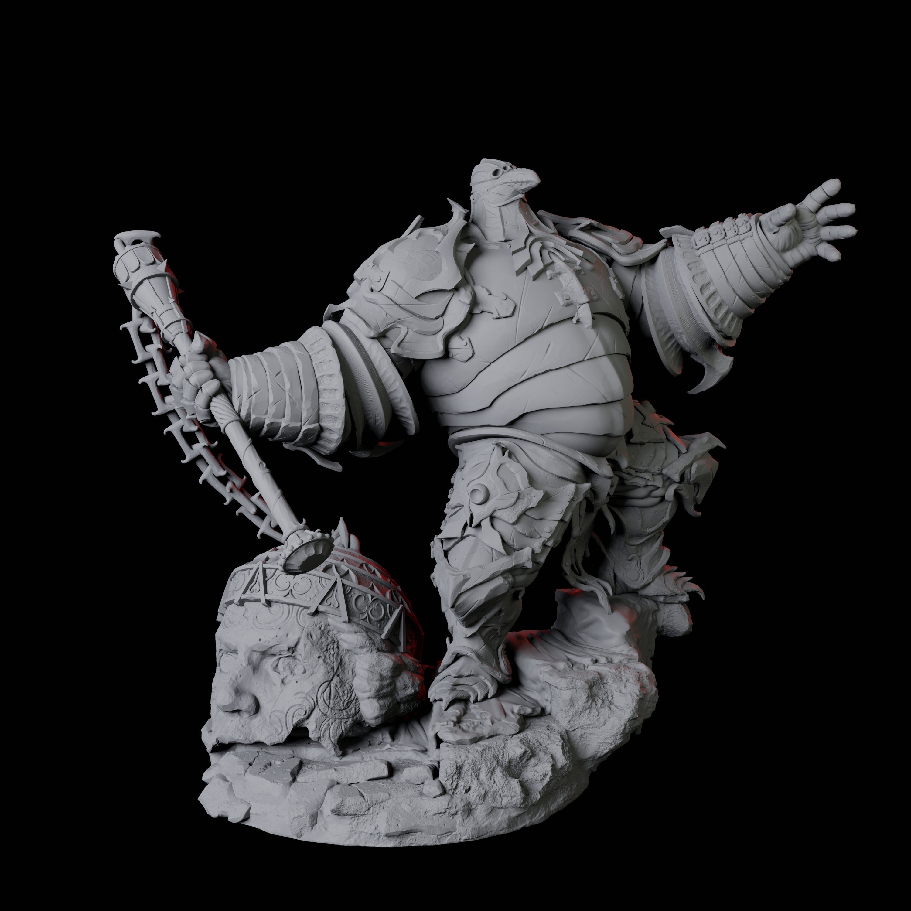 Hulking Animated Armour B Miniature for Dungeons and Dragons, Pathfinder or other TTRPGs