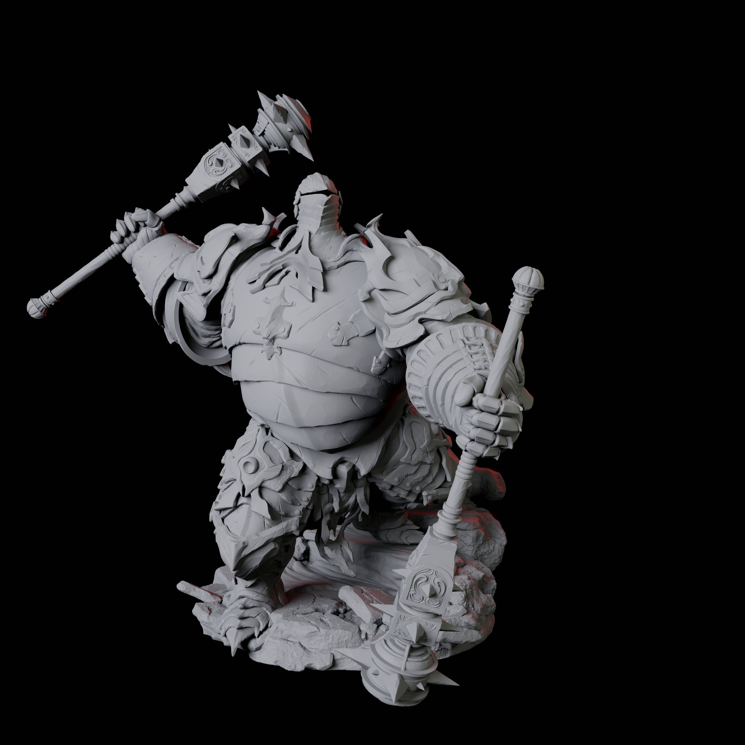 Hulking Animated Armour C Miniature for Dungeons and Dragons, Pathfinder or other TTRPGs