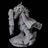 Hulking Armoured Barbarian A Miniature for Dungeons and Dragons, Pathfinder or other TTRPGs