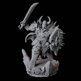 Hulking Armoured Barbarian B Miniature for Dungeons and Dragons, Pathfinder or other TTRPGs