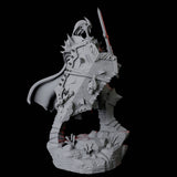 Hulking Armoured Barbarian C Miniature for Dungeons and Dragons, Pathfinder or other TTRPGs