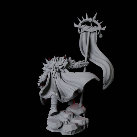 Hulking Armoured Barbarian D Miniature for Dungeons and Dragons, Pathfinder or other TTRPGs