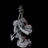 Hulking Armoured Barbarian D Miniature for Dungeons and Dragons, Pathfinder or other TTRPGs