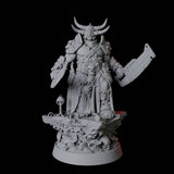 Hulking Armoured Warrior Miniature for Dungeons and Dragons, Pathfinder or other TTRPGs