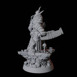 Hulking Armoured Warrior Miniature for Dungeons and Dragons, Pathfinder or other TTRPGs