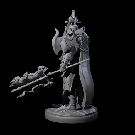 Hulking Dark Elf Sentinel A Miniature for Dungeons and Dragons, Pathfinder or other TTRPGs