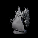 Hulking Dark Elf Sentinel B Miniature for Dungeons and Dragons, Pathfinder or other TTRPGs