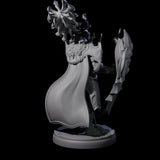 Hulking Dark Elf Sentinel C Miniature for Dungeons and Dragons, Pathfinder or other TTRPGs