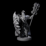 Hulking Dark Elf Sentinel Champion Miniature for Dungeons and Dragons, Pathfinder or other TTRPGs