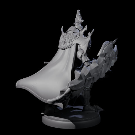 Hulking Dark Elf Sentinel D Miniature for Dungeons and Dragons, Pathfinder or other TTRPGs