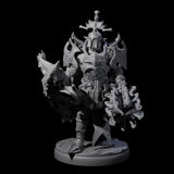 Hulking Dark Elf Sentinel D Miniature for Dungeons and Dragons, Pathfinder or other TTRPGs