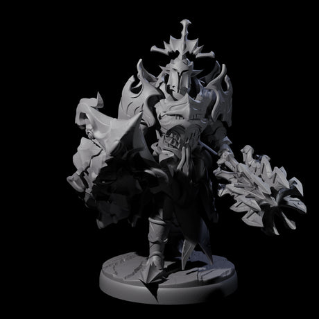 Hulking Dark Elf Sentinel D Miniature for Dungeons and Dragons, Pathfinder or other TTRPGs