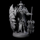 Hulking Dark Elf Sentinel E Miniature for Dungeons and Dragons, Pathfinder or other TTRPGs