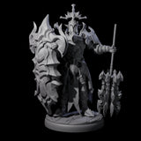 Hulking Dark Elf Sentinel E Miniature for Dungeons and Dragons, Pathfinder or other TTRPGs