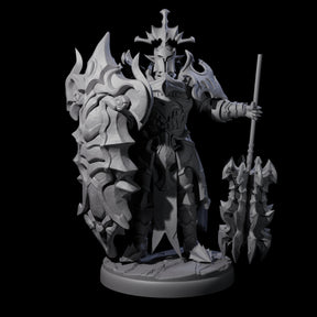 Hulking Dark Elf Sentinel E Miniature for Dungeons and Dragons, Pathfinder or other TTRPGs