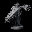 Hulking Dark Elf Sentinel F Miniature for Dungeons and Dragons, Pathfinder or other TTRPGs