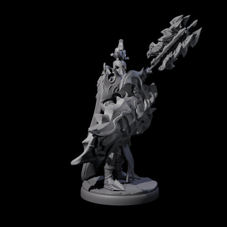 Hulking Dark Elf Sentinel G Miniature for Dungeons and Dragons, Pathfinder or other TTRPGs
