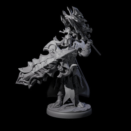 Hulking Dark Elf Sentinel G Miniature for Dungeons and Dragons, Pathfinder or other TTRPGs