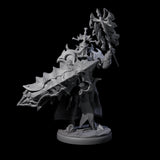 Hulking Dark Elf Sentinel G Miniature for Dungeons and Dragons, Pathfinder or other TTRPGs