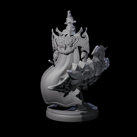 Hulking Dark Elf Sentinel H Miniature for Dungeons and Dragons, Pathfinder or other TTRPGs