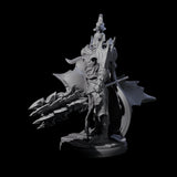 Hulking Dark Elf Sentinel H Miniature for Dungeons and Dragons, Pathfinder or other TTRPGs