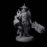 Hulking Dark Elf Sentinel H Miniature for Dungeons and Dragons, Pathfinder or other TTRPGs