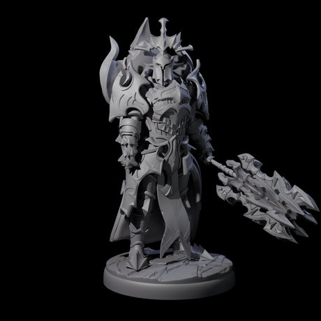Hulking Dark Elf Sentinel I Miniature for Dungeons and Dragons, Pathfinder or other TTRPGs