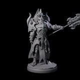 Hulking Dark Elf Sentinel J Miniature for Dungeons and Dragons, Pathfinder or other TTRPGs