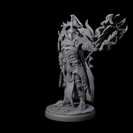Hulking Dark Elf Sentinel J Miniature for Dungeons and Dragons, Pathfinder or other TTRPGs