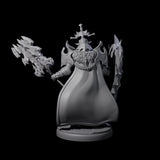 Hulking Dark Elf Sentinel L Miniature for Dungeons and Dragons, Pathfinder or other TTRPGs