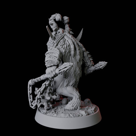 Hulking Death Minotaur Miniature for Dungeons and Dragons, Pathfinder or other TTRPGs