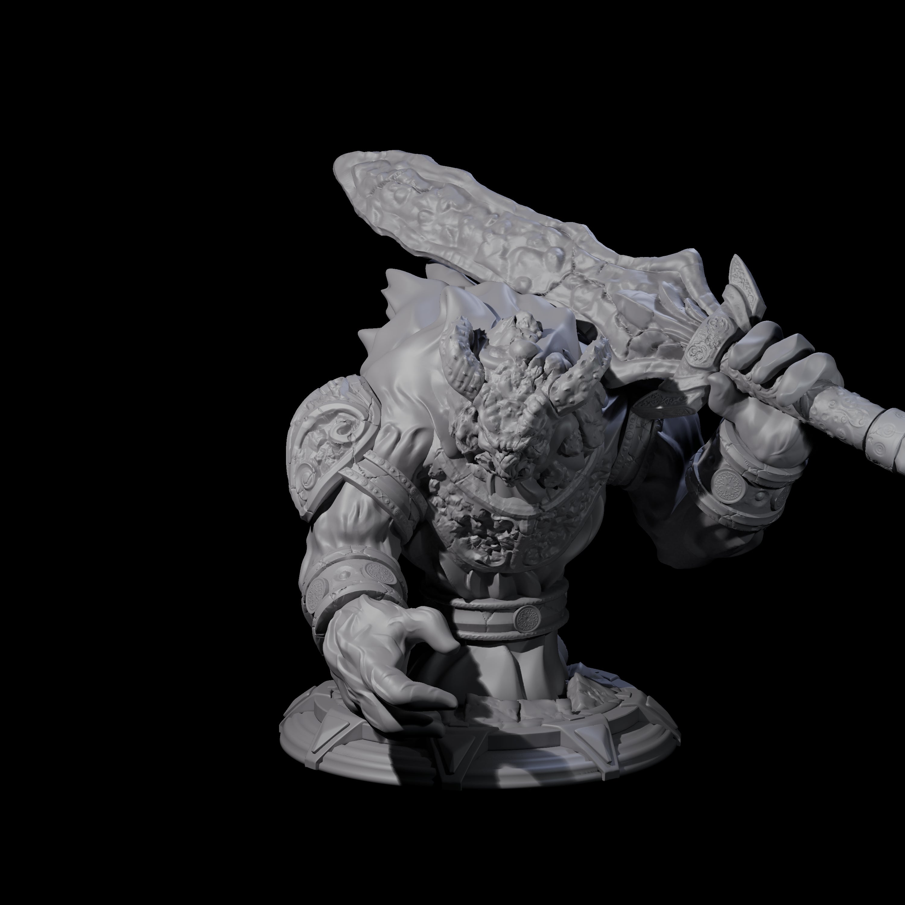 Hulking Djinni Miniature for Dungeons and Dragons, Pathfinder or other TTRPGs