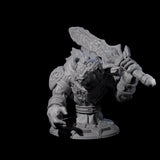 Hulking Djinni Miniature for Dungeons and Dragons, Pathfinder or other TTRPGs