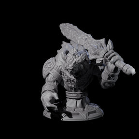 Hulking Djinni Miniature for Dungeons and Dragons, Pathfinder or other TTRPGs