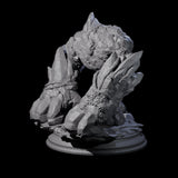 Hulking Earth Elemental Golem Miniature for Dungeons and Dragons, Pathfinder or other TTRPGs
