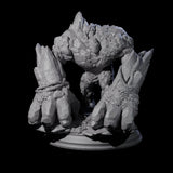 Hulking Earth Elemental Golem Miniature for Dungeons and Dragons, Pathfinder or other TTRPGs