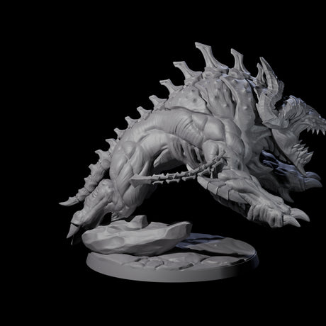 Hulking Hellhound A Miniature for Dungeons and Dragons, Pathfinder or other TTRPGs