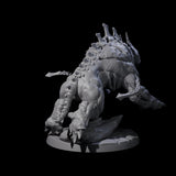 Hulking Hellhound A Miniature for Dungeons and Dragons, Pathfinder or other TTRPGs