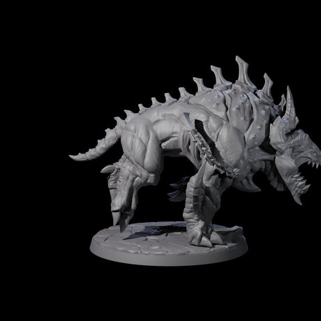 Hulking Hellhound B Miniature for Dungeons and Dragons, Pathfinder or other TTRPGs