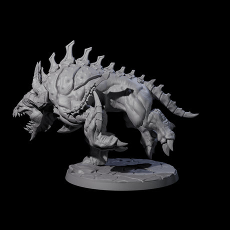 Hulking Hellhound B Miniature for Dungeons and Dragons, Pathfinder or other TTRPGs