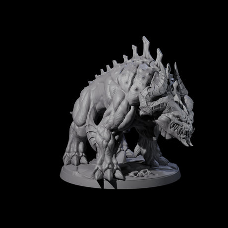 Hulking Hellhound D Miniature for Dungeons and Dragons, Pathfinder or other TTRPGs