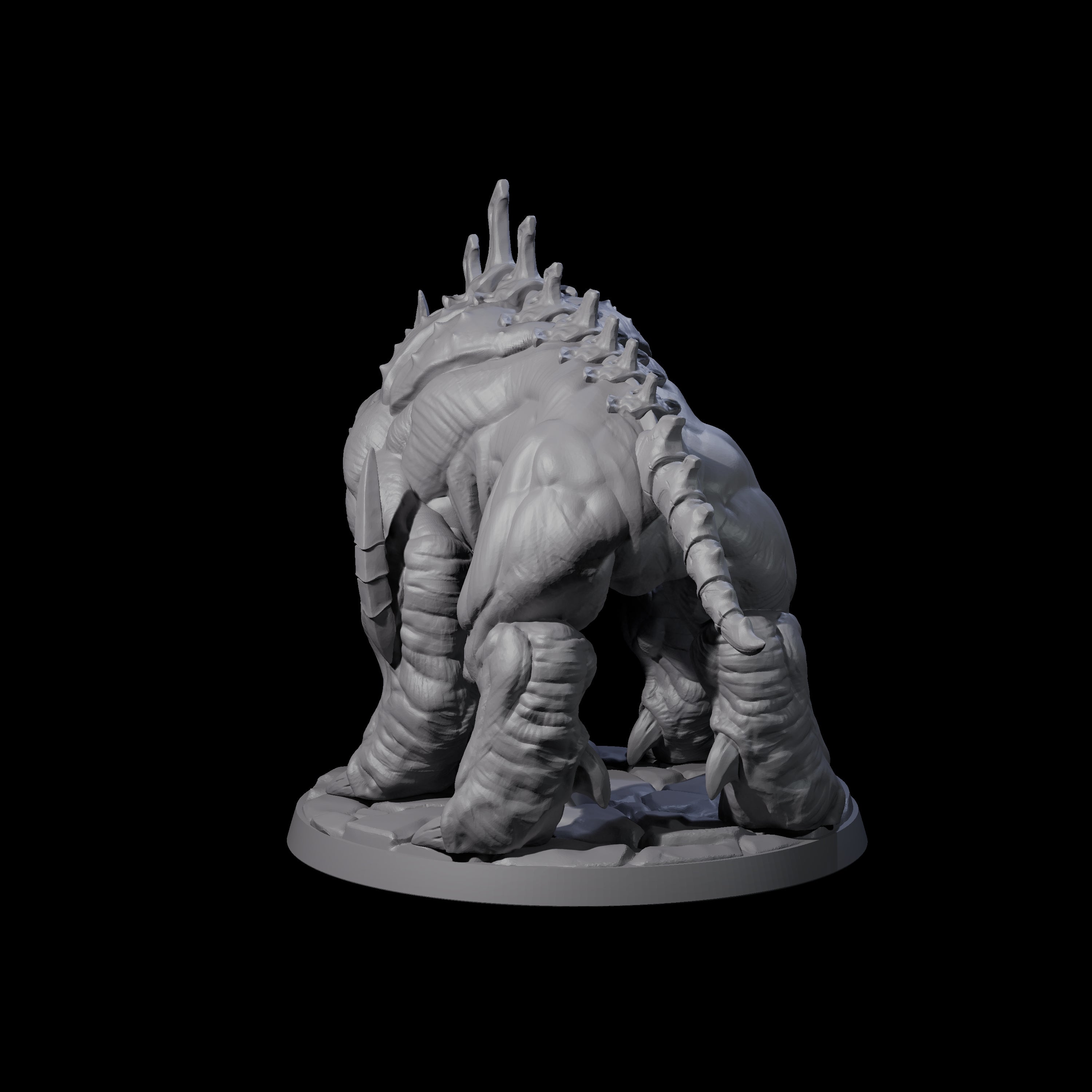 Hulking Hellhound D Miniature for Dungeons and Dragons, Pathfinder or other TTRPGs