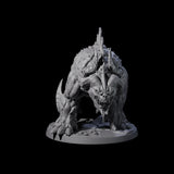 Hulking Hellhound D Miniature for Dungeons and Dragons, Pathfinder or other TTRPGs