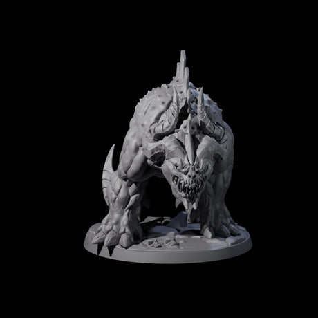 Hulking Hellhound D Miniature for Dungeons and Dragons, Pathfinder or other TTRPGs