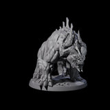 Hulking Hellhound D Miniature for Dungeons and Dragons, Pathfinder or other TTRPGs