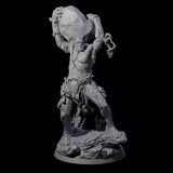 Hulking Hill Giant Hurler Miniature for Dungeons and Dragons, Pathfinder or other TTRPGs