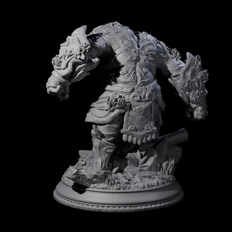 Hulking Jade Golem Miniature for Dungeons and Dragons, Pathfinder or other TTRPGs